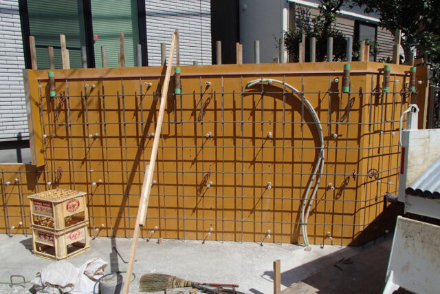 壁・鉄筋組立